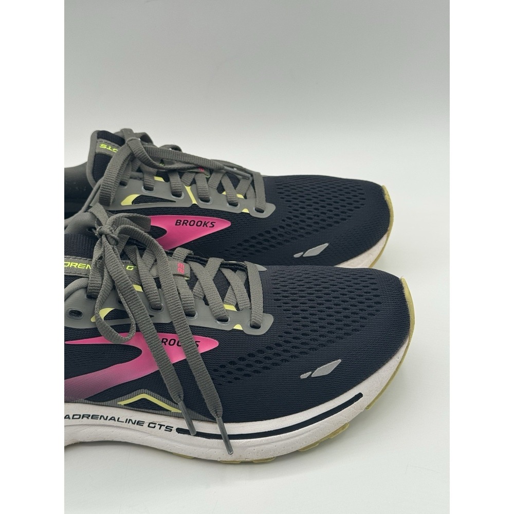 Brooks Womens Adrenaline GTS 23 1203811B037 Black Running Shoes Sneakers Size 10 - Picture 4 of 14